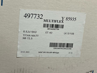 5x108 R19 Borbet Y Titan Matt foto 5