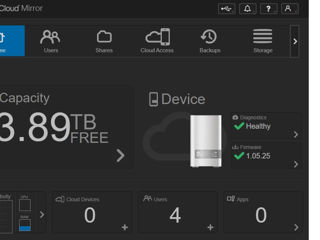 WD MyCloud Mirror Storage 2-Bay NAS сетевой накопитель (fara HDD) устройство резервного копирования foto 4