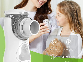 Inhalator portabil cu abur feellife, pentru copii și adulți pentru călătorii și uz casnic. foto 1
