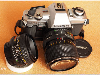 Minolta X300 Set + Rokkor F/1.4