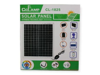 Panou solar pentru incarcarea si alimentarea bateriilor si gadgeturilor CL-1825 20W18V Faceți cunoșt foto 6