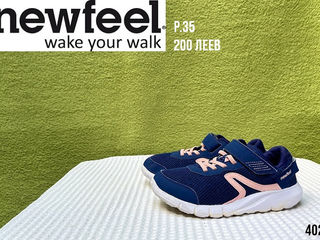 Nike Air Jordan 1, Ecco, Asics, Adidas, New Balance, Skechers, Newfeel  Размер 33-35