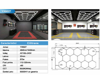 Hexagon led detailing led tavane led