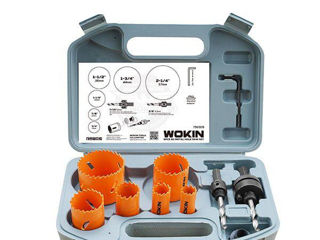 Set de 9 carote BIMETAL Wokin 19 - 57 mm / Achitare 4-10 rate / Livrare / Calitate Premium