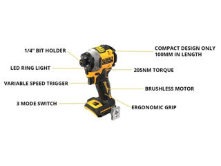 Driver cu impact DeWalt DCF850W (unitate goală) Watsap +37360654697