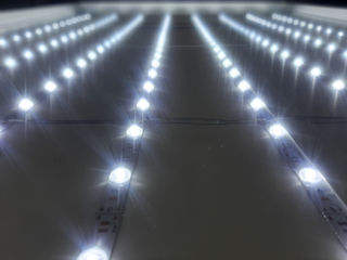 Светодиодная алюминиевая линейка с линзами 12V, 3030, 12 led/m, 19W, IP20, 6000K - белый холодный. foto 2