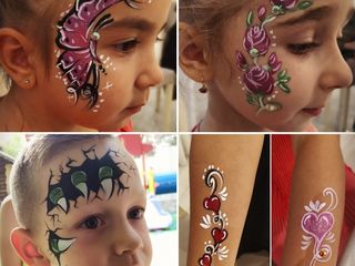 Pictura / desene pe fata pentru copii (face painting) / рисунки на лице для детей, аквагрим foto 8