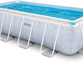 Cadru piscina Chevron Prism Cadru 400x200x100cm, 6836l, + pompa, scară foto 1