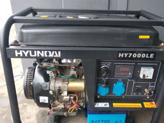 Генератор Hyundai hy 7000le  5.5kw электростартер foto 1