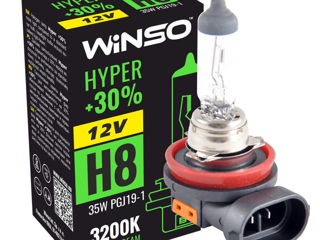 Lampa Winso H8 12V 35W Pgj19-1 Hyper +30% 712800 foto 1