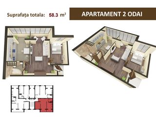 apartamente cu 2,3,4camere Cahul centru, foto 6