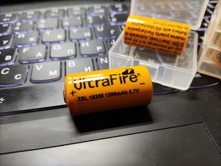 18350 Ultrafire 1200 mah Li-ion аккумуляторы для стабилизаторов foto 1