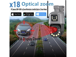 Camera 4G 6MP 2in1 x36 Zoom Robot 4G/3G/LTE SIM card: la Orange, Molcel, Unite. foto 2