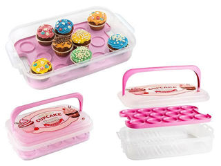 Container Pentru Transportarea Cupcake Snips 14 Celule, 7L foto 1