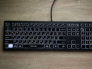 Клавиатура с подсветкой A4Tech FX60 USB Grey White