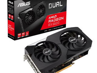 Asus Dual Radeon RX 6600 V2 8GB GDDR6 - всего 4499 леев! foto 1