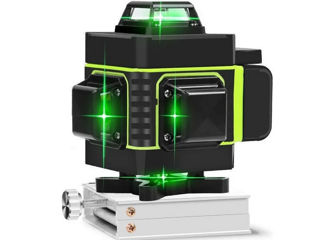 Лазерный уровень  HiLDA 4D. Зеленый луч 16 линий с индикатором Заряда. foto 2