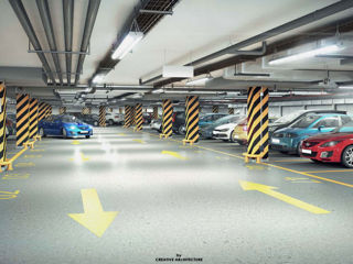 Аренда подземной парковки в жилом доме Alpha Residence / Chirie Parcare Onisifor Ghibu foto 3