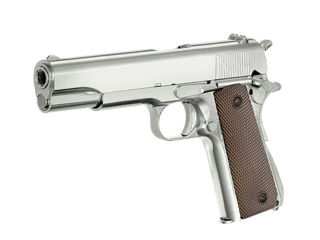 1911 pistol replica with Gas Blowback (GBB) - Silver [Golden Eagle] foto 3