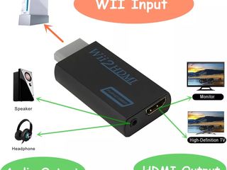 Адаптер для   Консоли Nintendo Wii  -hdmi 150 lei foto 6