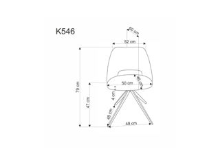 Scaun rotativ K-546 foto 8