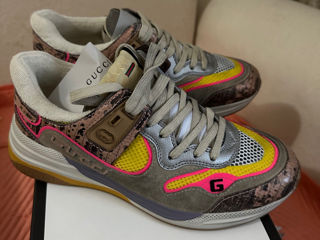 Gucci Ultrapace 'Pink Tejus Printed 38 size