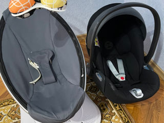 Vînd leagăn 4moms, scoica cybex T-i size . Într-o stare bună!