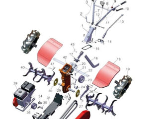 Piese pentru motociclete, tractoare, motocultoare, biciclete foto 2