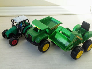 Set mini tractor si camion John Deere / Набор мини трактор и камаз foto 5