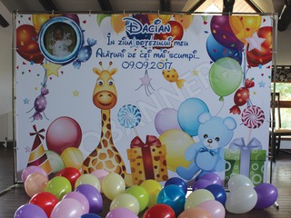 Fotopanou cu baloane, fotostand (banner) pentru corporativ, nunta, cumatrie, zi de nastere, revelion foto 4