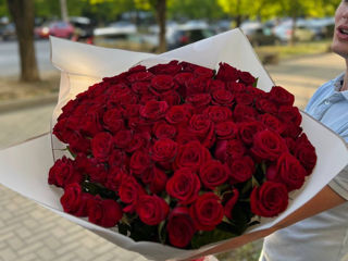 Розы по оптовой цене / 101 - 800 лей / Букеты на заказ. foto 4