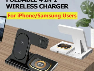 Stație wireless pentru toate telefoanele Apple și Samsung foto 6