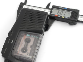 Reportofon dictofon Sanyo TRC-525M Talk Book MicroCassette Voice Recorder Dictaphone Dictation Black foto 6