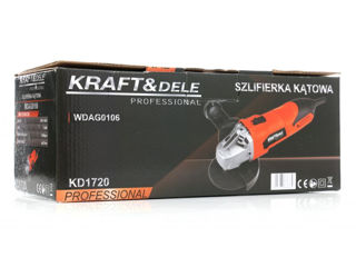 Угловая шлифмашина (Болгарка) Kraft&Dele KD1720 фото 2