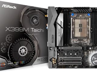 ASRock Socket TR4/ AMD X399/ DDR4 Wi-Fi/A&2GbE/ MicroATX Motherboard (X399M Taichi)