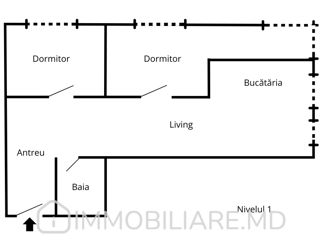 Apartament cu 3 camere, 147 m², Durlești, Chișinău foto 2