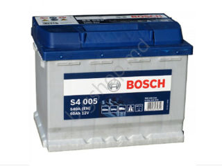 Baterie auto Bosch 60AH 540A(EN) (S4 005) cel mai mic preț îl găsiți la noi foto 1