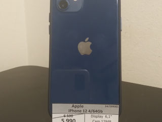 Apple iPhone 12 4/64Gb, 5990 lei