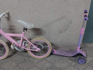 Bicicleta cu Trotineta împreună 650 lei foto 4