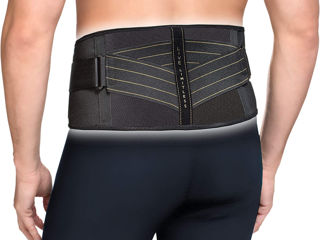 Компрессионный бандаж для спины Copper Fit унисекс для взрослых Pro Back Belt, черный