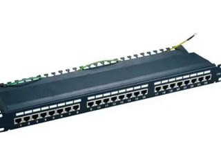 24 ports FTP Cat.6 patch panel, LY-PP6-14, 19" Krone IDC (осталось 3 шт б.у состояние идеальное)