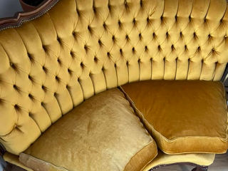 Уголок, диван и кресла, винтажный комплект foto 6