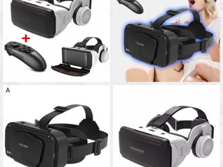 VR Очки для смартфона, с джойстиком, и наушниками. Ochelari VR pentru smartphone cu joystick foto 1