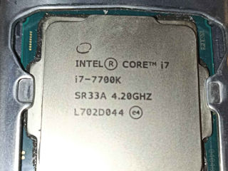 Процессор Intel i7 7700k (скальпирован для понижения температуры) foto 3