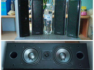 2-x полосные колонки Kenwood black, silver и колонка JAMO CENTER 40 foto 1