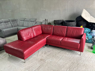 Sofa/Canapea din piele naturala foto 2