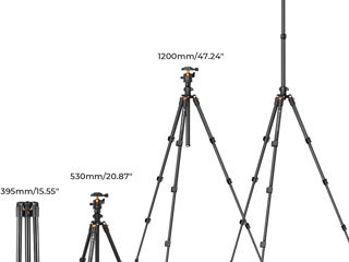 Tripod pentru camera / штатив - трипод для камеры с креплением для телефона foto 3