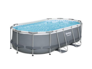 Piscina Power Steel Oval 427X250X100Cm, 7250L, Carcas Metal - e7 - livrare / credit / agroteh