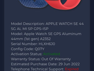 Apple Watch SE 1 / 44mm / Space Gray foto 10