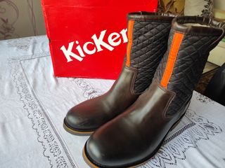 Сапоги из натуральной кожи Kickers foto 2